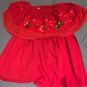 Red mexican shirt